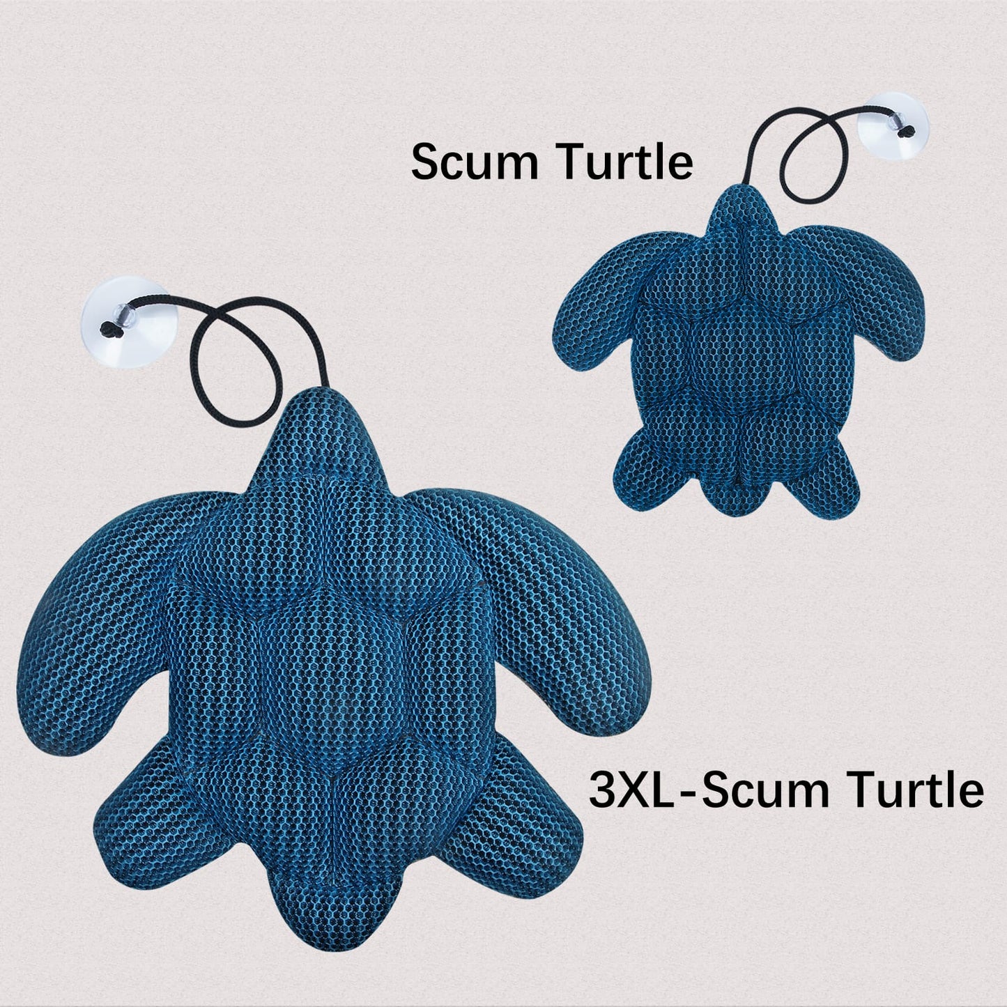 ANSLCA 2 Pack Hot Tub Scum Absorber for Spa Hot Tub Cleaner, Oversized 3XL-Scum Turtle Hot Tub Cleaner Hot Tub Sponges - Must Have Hot Tub Accessories - Keeps Your Spa Hot Tub Water Clean and Clear